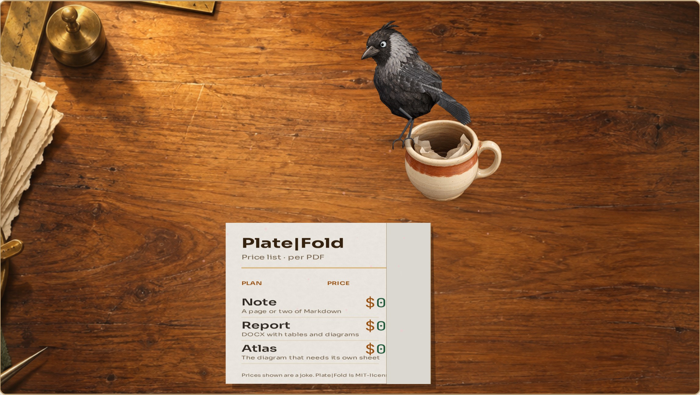 Rivet the jackdaw has resolved every imaginary price to zero